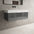 Raffinata One Drawer Vanity Unit With Beyondstone BLOC Basin - Gloss Dust 1000mm