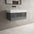 Raffinata One Drawer Vanity Unit With Beyondstone BLOC Basin - Gloss Dust 800mm