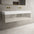 Raffinata Two Drawer Vanity Unit With Beyondstone BLOC Double Basin - Gloss Cashmere 1400mm