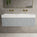 Raffinata One Drawer Vanity Unit With Beyondstone Double BLOC Basin - Light Concrete 1200mm