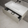 Raffinata One Drawer Vanity Unit With Beyondstone BLOC Basin - Matt Stone 1000mm image
