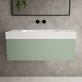 Raffinata One Drawer Vanity Unit With Beyondstone BLOC Basin - Matt Light Green 1000mm image