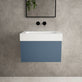 Raffinata One Drawer Vanity Unit  With Beyondstone BLOC Basin - Matt Navy 600mm image