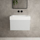 Raffinata One Drawer Vanity Unit  With Beyondstone BLOC Basin - Matt Dove 600mm image