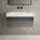 Raffinata One Drawer Vanity Unit With Beyondstone BLOC Basin - Gloss Dust 800mm