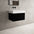 Raffinata One Drawer Vanity Unit  With Beyondstone BLOC Basin - Matt Black 600mm