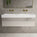 Raffinata One Drawer Vanity Unit With Beyondstone Double BLOC Basin - Gloss Cashmere 1200mm