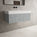 Raffinata One Drawer Vanity Unit With Beyondstone BLOC Basin - Light Concrete 1000mm