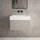 Raffinata One Drawer Vanity Unit  With Beyondstone BLOC Basin - Matt Stone 600mm image