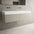 Raffinata Two Drawer Vanity Unit With Beyondstone BLOC Double Basin - Matt Stone 1400mm