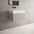 Raffinata One Drawer Vanity Unit  With Beyondstone BLOC Basin - Matt Stone 600mm
