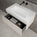 Raffinata One Drawer Vanity Unit With Beyondstone BLOC Basin - Gloss Cashmere 800mm