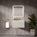 Raffinata One Drawer Vanity Unit  With Beyondstone Basin - Matt Cashmere 600mm