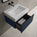 Raffinata One Drawer Vanity Unit  With Beyondstone BLOC Basin - Matt Indigo 600mm