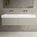 Raffinata Two Drawer Vanity Unit With Beyondstone BLOC Double Basin - Matt Stone 1400mm