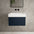 Raffinata One Drawer Vanity Unit  With Beyondstone BLOC Basin - Matt Indigo 600mm
