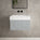 Raffinata One Drawer Vanity Unit  With Beyondstone BLOC Basin - Light Concrete 600mm
