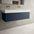 Raffinata One Drawer Vanity Unit With Beyondstone Double BLOC Basin - Matt Indigo 1200mm