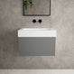 Raffinata One Drawer Vanity Unit  With Beyondstone BLOC Basin - Matt Dust 600mm image