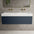 Raffinata One Drawer Vanity Unit With Beyondstone Double BLOC Basin - Matt Indigo 1200mm