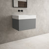 Raffinata One Drawer Vanity Unit  With Beyondstone BLOC Basin - Matt Dust 600mm image