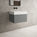 Raffinata One Drawer Vanity Unit  With Beyondstone BLOC Basin - Matt Dust 600mm