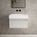 Raffinata One Drawer Vanity Unit  With Beyondstone BLOC Basin - Gloss Dove 600mm