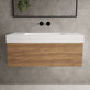 Raffinata One Drawer Vanity Unit With Beyondstone BLOC Basin - Oak 1000mm image