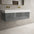Raffinata Two Drawer Vanity Unit  With Beyondstone BLOC Double Basin - Gloss Dust 1200mm
