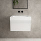 Raffinata One Drawer Vanity Unit  With Beyondstone BLOC Basin - Gloss White 600mm image