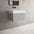 Raffinata One Drawer Vanity Unit  With Beyondstone BLOC Basin - Light Concrete 600mm