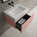 Raffinata One Drawer Vanity Unit  With Beyondstone BLOC Basin - Matt Pink 600mm