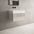 Raffinata One Drawer Vanity Unit  With Beyondstone BLOC Basin - Gloss Cashmere 600mm