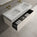 Raffinata One Drawer Vanity Unit With Beyondstone Double BLOC Basin - Matt Cashmere 1200mm