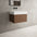 Raffinata One Drawer Vanity Unit  With Beyondstone BLOC Basin - Walnut 600mm