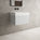 Raffinata One Drawer Vanity Unit  With Beyondstone BLOC Basin - Matt Dove 600mm