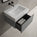 Raffinata One Drawer Vanity Unit  With Beyondstone BLOC Basin - Gloss Dust 600mm
