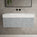 Raffinata One Drawer Vanity Unit With Beyondstone BLOC Basin - Light Concrete 1000mm