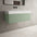 Raffinata One Drawer Vanity Unit With Beyondstone BLOC Basin - Matt Light Green 1000mm