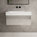 Raffinata One Drawer Vanity Unit With Beyondstone BLOC Basin - Gloss Cashmere 800mm