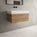 Raffinata One Drawer Vanity Unit With Beyondstone BLOC Basin - Oak 800mm