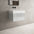Raffinata One Drawer Vanity Unit  With Beyondstone BLOC Basin - Gloss Dove 600mm