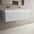 Raffinata Two Drawer Vanity Unit  With Beyondstone BLOC Double Basin - Matt Dove 1200mm