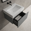 Raffinata One Drawer Vanity Unit  With Beyondstone BLOC Basin - Matt Dust 600mm image