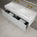 Raffinata Two Drawer Vanity Unit  With Beyondstone BLOC Double Basin - Matt Dove 1200mm