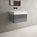 Raffinata One Drawer Vanity Unit  With Beyondstone BLOC Basin - Gloss Dust 600mm