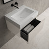 Raffinata One Drawer Vanity Unit  With Beyondstone BLOC Basin - Gloss Cashmere 600mm image