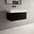Raffinata One Drawer Vanity Unit With Beyondstone BLOC Basin - Matt Black 800mm