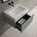Raffinata One Drawer Vanity Unit  With Beyondstone BLOC Basin - Light Concrete 600mm