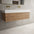 Raffinata One Drawer Vanity Unit With Beyondstone Double BLOC Basin - Oak 1200mm